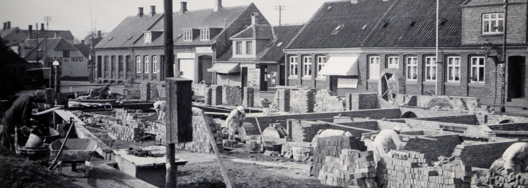 Hafniahus under opførelse